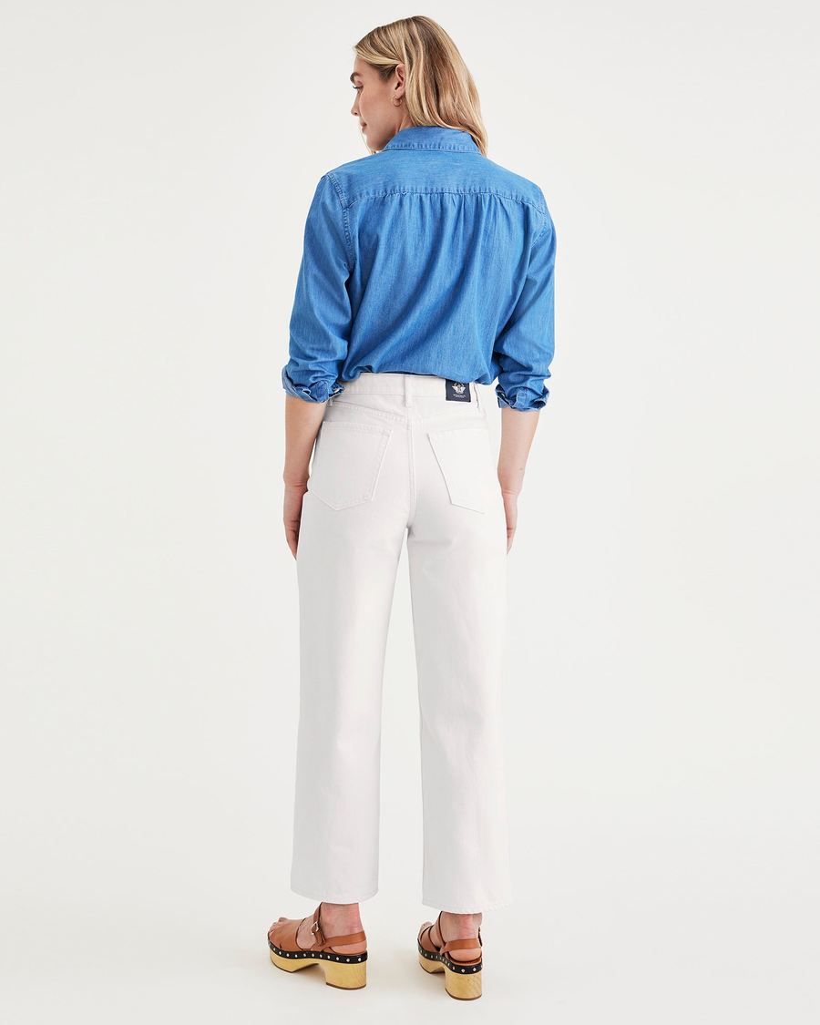 (image for) Sturdy Jean Cut Pants, High Straight Fit